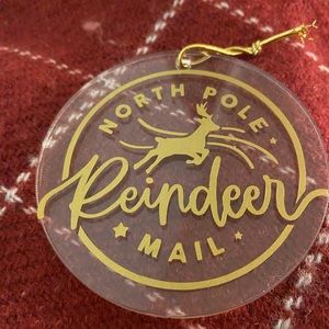 Set of 6 Custom made acrylic ornament